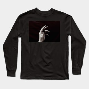 I'm Gentleman Death in silk and lace, come to put out the candles... Long Sleeve T-Shirt